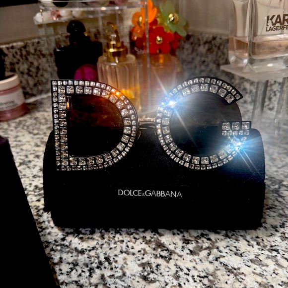 Dolce & Gabbana Rhinestone Sunglasses - Picture 2 of 9